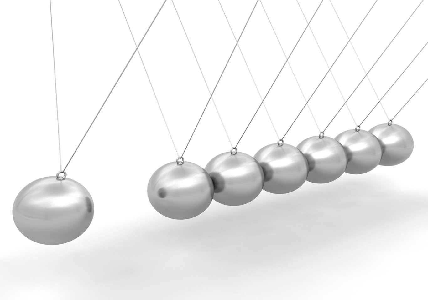 bolas de metais para ilustrar o texto sobre eletromagnetismo